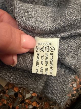 Glenfield Maglione Lana Vergine Grigio Taglia 52