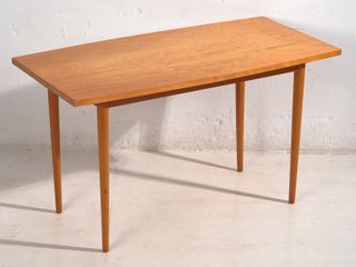 Mesa Retro Madera Dorada 1960