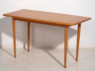 Mesa Retro Madera Dorada 1960