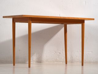 Mesa Retro Madera Dorada 1960