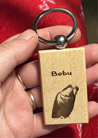 Llaveros de madera personalizados!