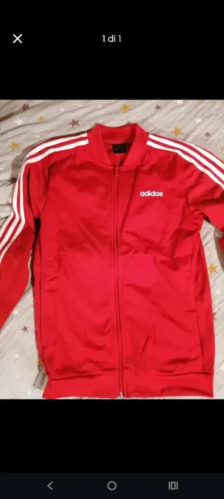 Felpa Adidas Rossa