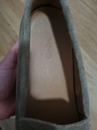 Mocasines ante gris hombre talla 42