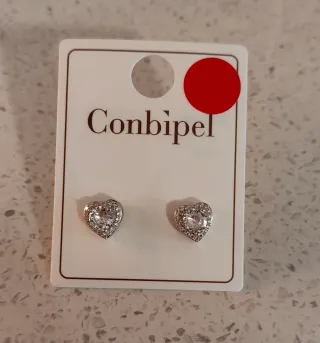 Orecchini Cuore Strass