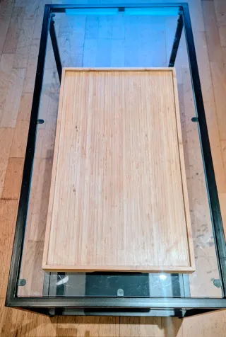 Mesa Bandeja Bambú Plegable