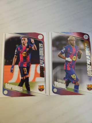 Lamine Yamal Raphinha Barcellona Topps Ucc