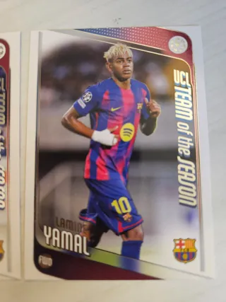 Lamine Yamal Raphinha Barcellona Topps Ucc