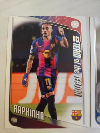 Lamine Yamal Raphinha Barcellona Topps Ucc