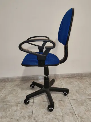 Silla de escritorio azul