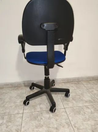 Silla de escritorio azul