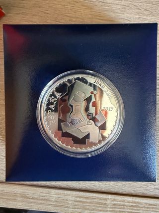 Moneda Plata 10€ Juan Gris & Degas 2017 España