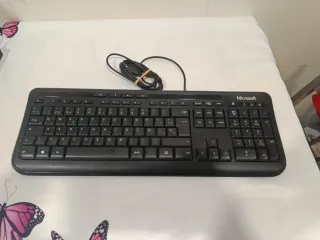 Teclado Microsoft Wired Keyboard 600 Negro