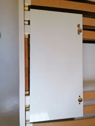 Puerta de cocina blanca