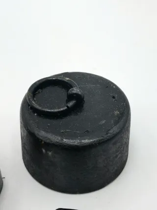 Conjunto de pesas de hierro para balanzas