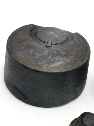 Conjunto de pesas de hierro para balanzas