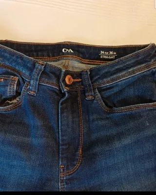 Calças de ganga C&A Straight 34