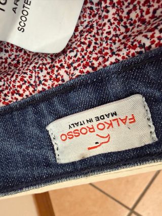 Jeans Falko Rosso Uomo Taglia 48 Blu