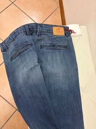 Jeans Falko Rosso Uomo Taglia 48 Blu