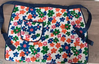 Grembiule cucina spugna vintage fiori