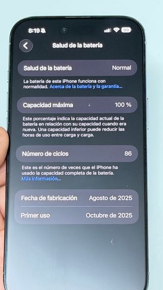 iPhone Air 256 GB Blanco en perfecto estado.