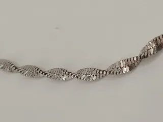 Bracciale vintage spina di pesce torchon argento