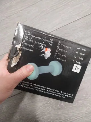 Set 2 Mancuernas 1kg