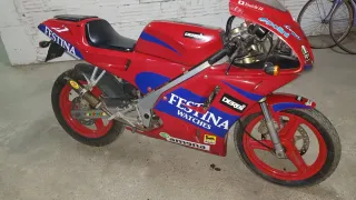 Restauración Moto 2T Gilera Roja