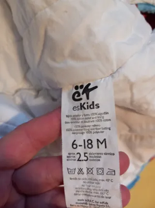 Saco dormir bebé Eskids 6 - 18 meses