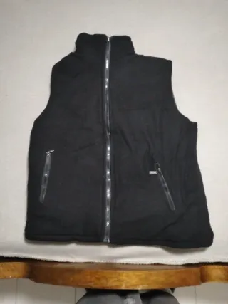 Chaleco reversible camuflajey negro