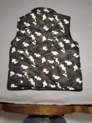 Chaleco reversible camuflajey negro
