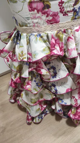 Traje de flamenca floral