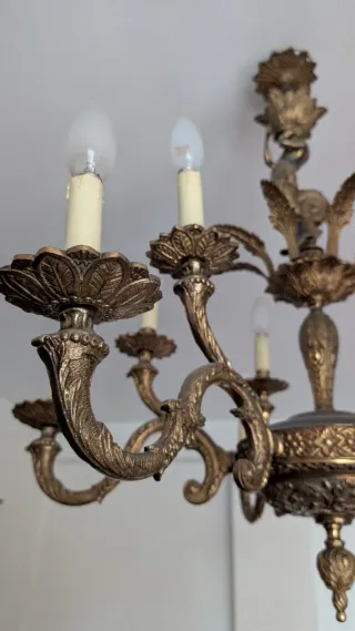 Lampara de araña de Sirena