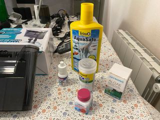 Acuario 17L Panorámico + Accesorios