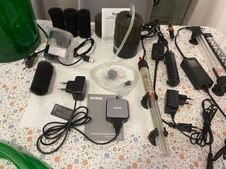 Acuario 17L Panorámico + Accesorios