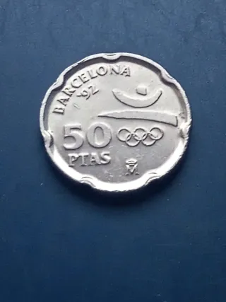 50 Pesetas 1992 Emblema