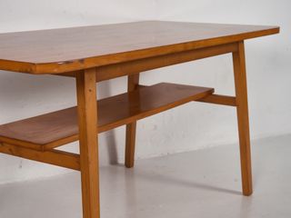 Mesa centro madera maciza vintage 1960