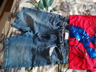 Camiseta y Pantalón Corto Spiderman