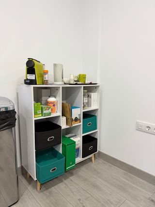 Estantería Auxiliar Nórdica Blanca. Estilo nórdico