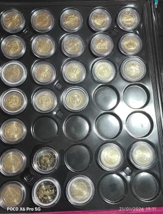 Colección monedas 2€ conmemorativas