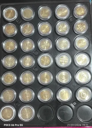 Colección monedas 2€ conmemorativas