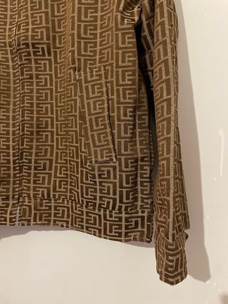 Giacca Balmain unisex monogram marrone