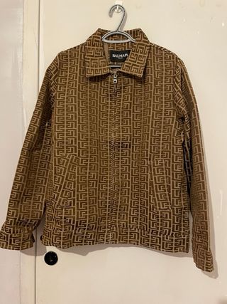 Giacca Balmain unisex monogram marrone