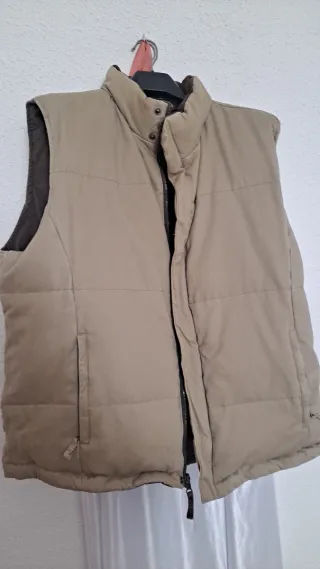 Chaleco pana grueso marrón XL