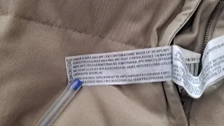 Chaleco pana grueso marrón XL