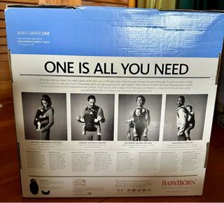 Mochila Porta Bebés BabyBjörn ONE Negra