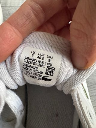 Zapatillas Lacoste Talla 40.5