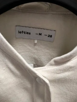 Chaqueta blanca entretiempo