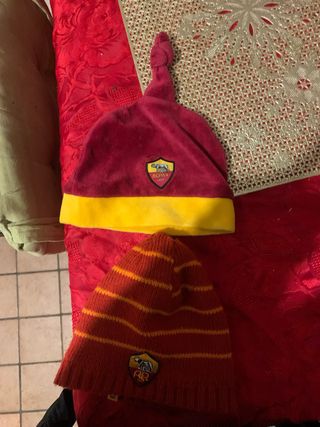 Cappellini neonato AS Roma taglia unica