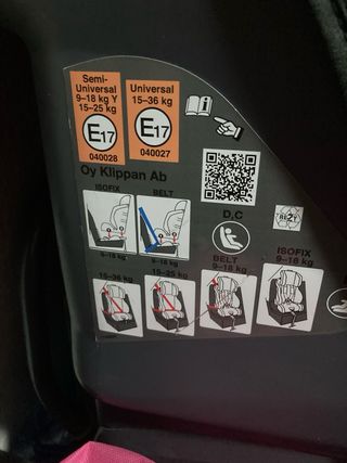 Silla de coche Klippan Triofix Maxi