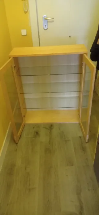 Vitrina salón roble